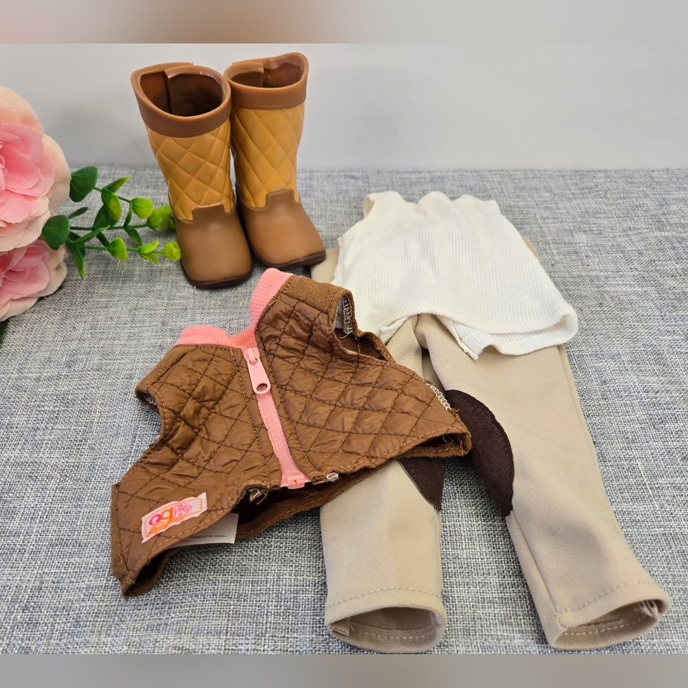Our Generation Dolls Clothing Set, Riding Outfit, With Boots‎